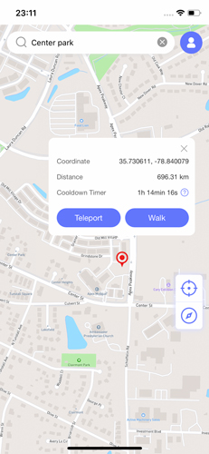 click walk fonesgo location changer