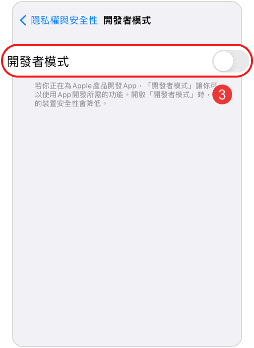 enable developer mode