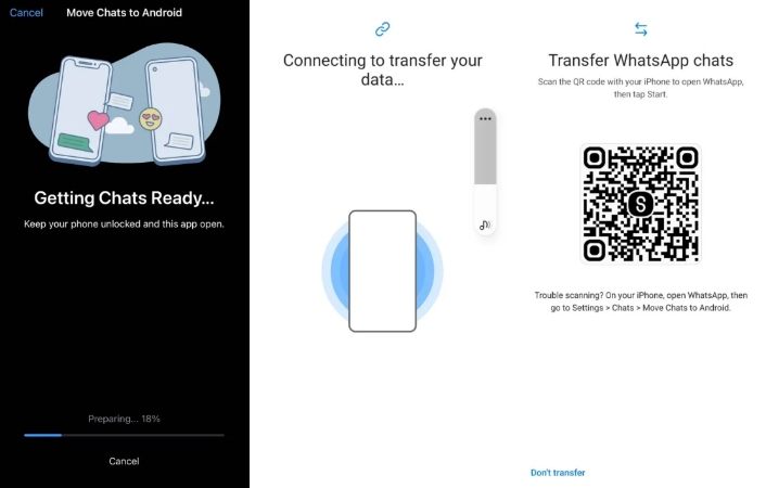 Samsung Smart Switch传输whatsapp